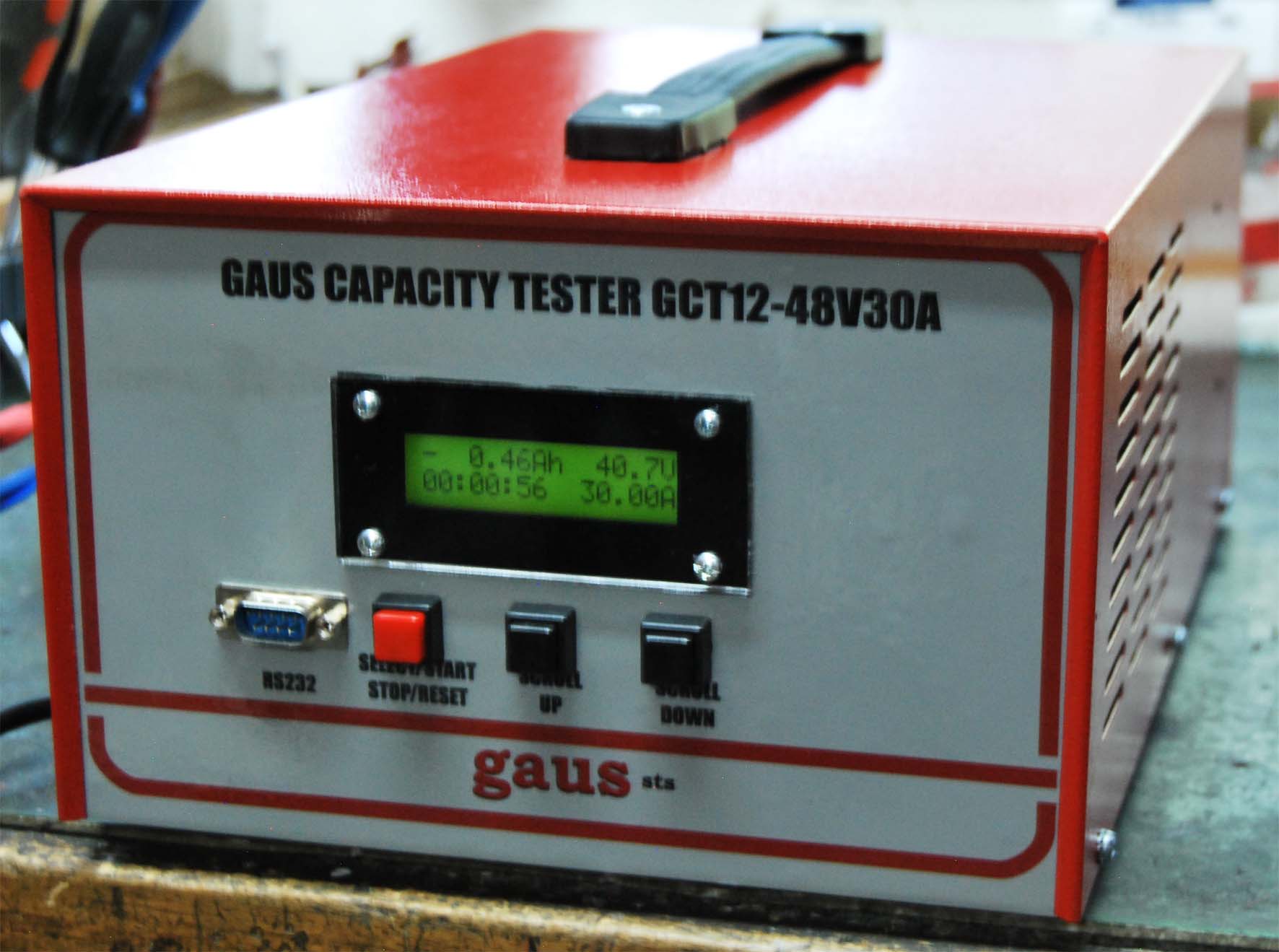 Gaus Capacity Tester GCT12-48V30A