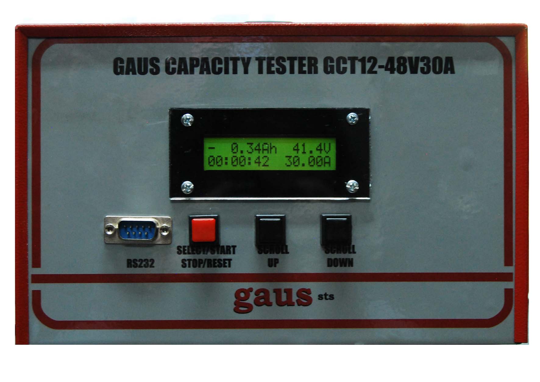 Gaus Capacity Tester GCT12-48V15A