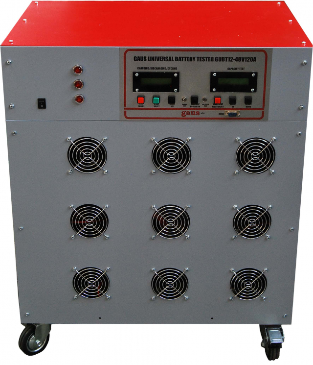 Gaus Universal Battery Tester GUBT6-48V120A-FCH-DCH-PbLi